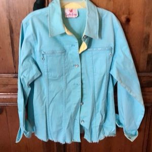 Light weight light blue Jean jacket